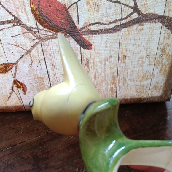Pennsbury Vintage Bird on Gourd Mini Planter - Picture 8 of 9